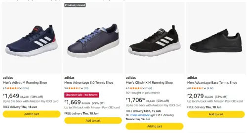Image of Adidas Men's Shoes upto 79% discount 