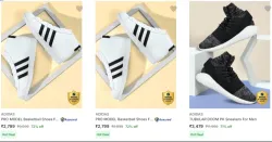 Adidas Mens Sneakers at minimum 70% Discount