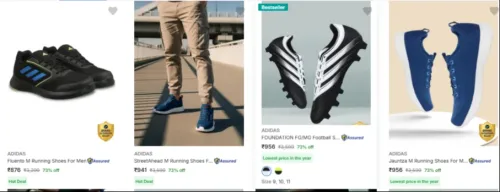 Image of Adidas Men’s Sports Shoes at min. 70% Discount From ₹876