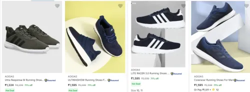 Image of Adidas Men’s Sports Shoes at minimum 70% Discount