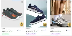 Adidas Men’s Sports Shoes at minimum 70% Discount