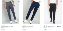 Adidas Mens Track Pants upto 66% Discount