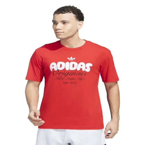 Image of ADIDAS Originals Men Graphic Printed Cotton T-shirt