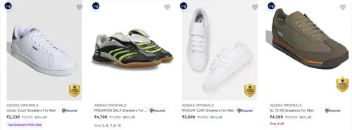 Image of ADIDAS ORIGINALS Men’s Casual Shoes at minimum 60% Discount