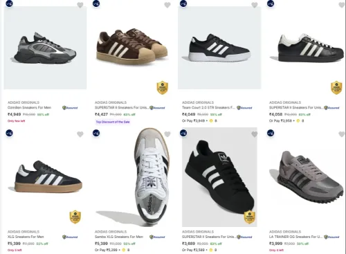 Image of Adidas Originals Men's Shoes at minimum 62% Discount