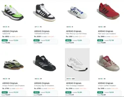Adidas Originals Mens Shoes at minimum 62% Discount