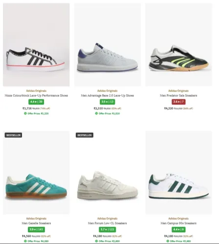 Image of ADIDAS ORIGINALS Men's Shoes at minimum 74% Discount