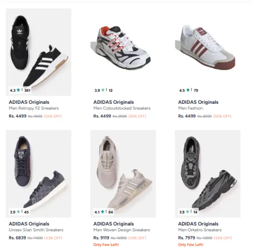 Image of Adidas Originals Men's Shoes Upto 55% Discount