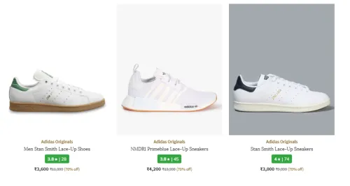 Image of Adidas Orignal Shoes Minimum 70% Discount