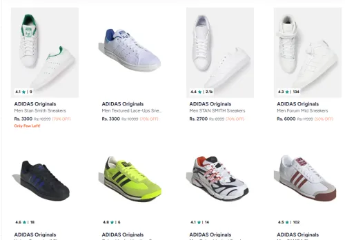 Image of Adidas Orignal Shoes Minimum 70% Discount