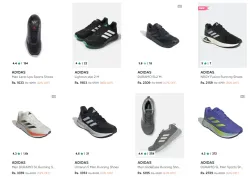 Adidas Running Shoes at up to 67% Discount