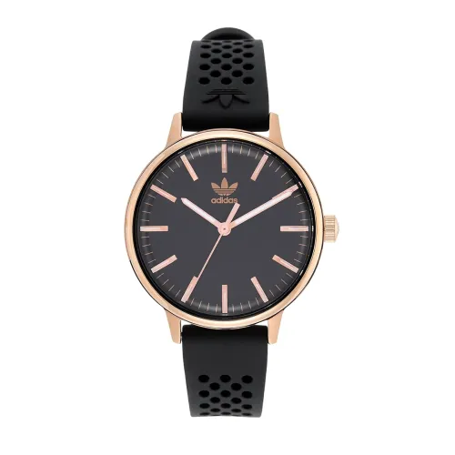 Image of adidas Silicone Analog Black Dial & Band Unisex's Watch-Aofh230092I