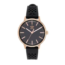 adidas Silicone Analog Black Dial & Band Unisex's Watch-Aofh230092I