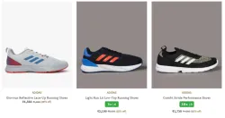 Adidas Sneakers & Sports Shoes @ Minimum 60% Discount