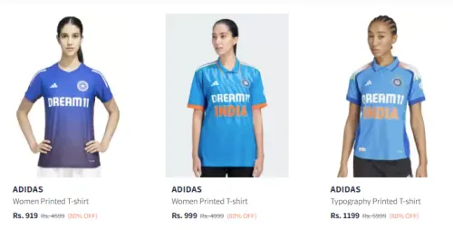 Image of Adidas Sportswear at Minimum 80% Discount