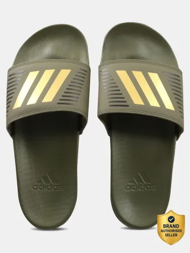 Image of ADIDAS Unisex Slides (Green , 9)
