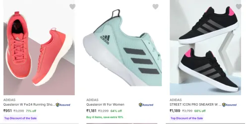 Image of ADIDAS Women's Shoes at Starting @ ₹951