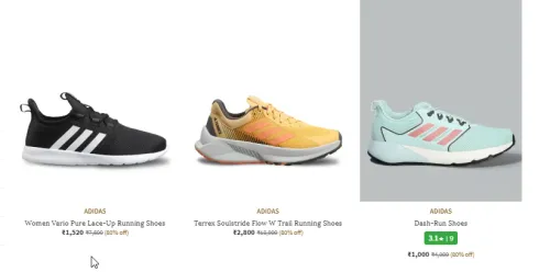 Image of Adidas Women Shoes up to 80% Discount