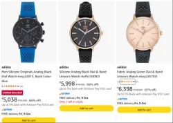 adidas Wrist Watches at minimum 57% Discount