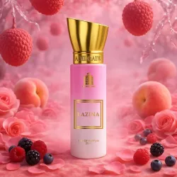 Adilqadri Lazina Perfume for Men and Women | Long Lasting Eau De Parfum for Men & Women | Fruity, Floral & Woody Fragrance with Amber & Musk Notes | 20ml