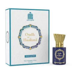 Adilqadri Oudh Al Hashmi Attar Men and Women | Sweet Arabic Unisex Perfume | Non-Alcoholic Roll-On | Long-Lasting Rich O