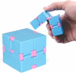 Aditi Toys Infinity Cube Fidget Toy Stress Relieving Fidgeting Game for Kids & Adult 3+ Age (1 Pieces)
