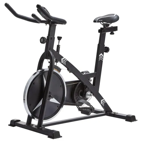 Image of Adjustable Flywheel Exercise Bike with LCD
