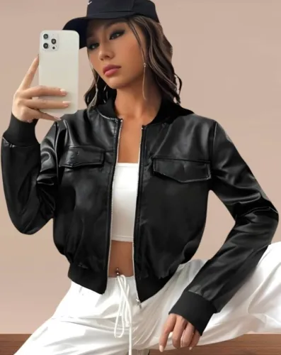 Image of ADM TRADERS  Women Solid Sports Jacket