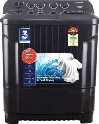 Admiral 8 kg Semi Automatic Top Load Black (ADTT80PTFI)