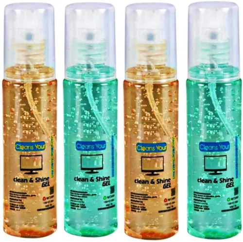 Image of Admiz Liquid Solution with Cloth to Clean Mobile/Laptop Screen PACK OF 4 for Computers, Laptops, Mobiles (Cleaner Fluid 