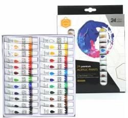 Adoere Acrylic Paint Set 12 Colours
