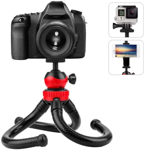 Image of Adofys 12 inch Gopod Gorilla Tripod Stand for Mobile Phone and Camera Tripod for Video Recording Gorilla Tripod for Mobi