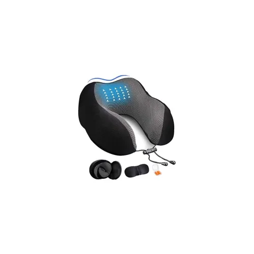 Image of ADOFYS Memory Foam Travel Neck Pillow