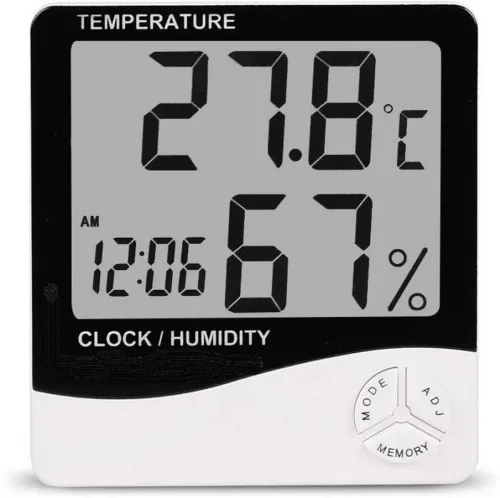 Image of Adonai Digital White Clock