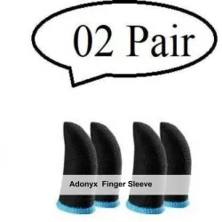 ADONYX Pubg Freefire Gaming Sleep-proof Screen Thumbs Finger Sleeve (Pack of 4)