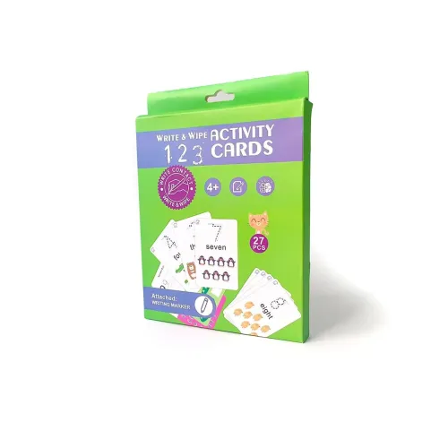 Image of Adora Reusable Number Practice Cards with Marker