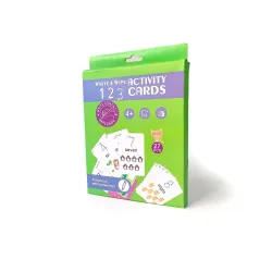 Adora Reusable Number Practice Cards with Marker
