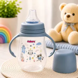 Adore Pro Ireland Soft Silicone Spout Sipper 250ml (Blue)
