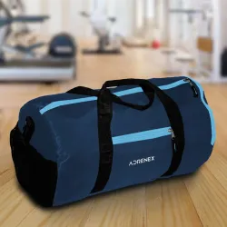 Adrenex 30L, Foldable 3 Compartment (Blue, Kit Bag)