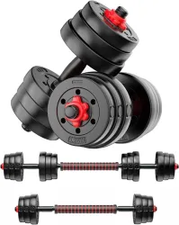 Adrenex Convertible Dumbbells Kit 8 Kg For Home