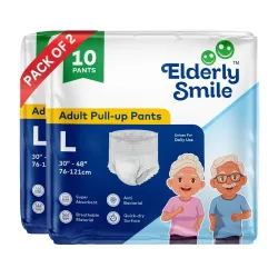 Adult Diaper Pants Pull Up – Large (30\–48\ Waist) | Unisex Disposable Adult Incontinence Pants | Breathable, Anti-Bac