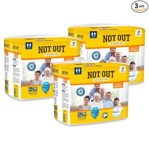 Image of Adult Tape Diapers - Overnight Protection 