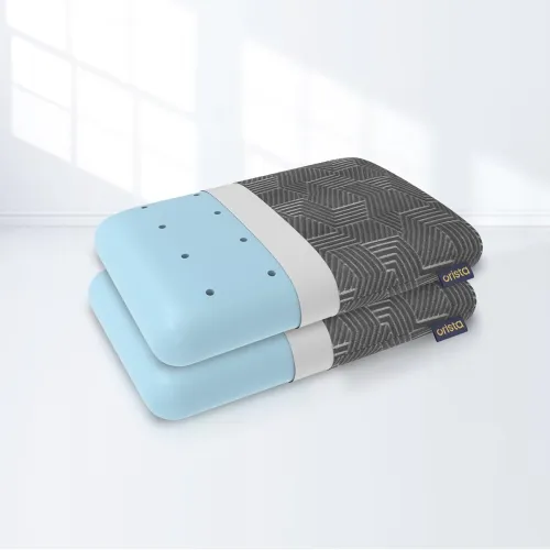 Image of Advance Gel Blended Memory Foam Sleep Enhancer Pillow | 2 Year Warranty | Cushions Neck & Shoulder Pain Relief | Orthope