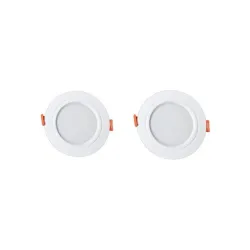 ADWAIT 9W Round LED Ceiling Downlights Pack Of2