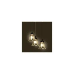 ADWAIT Glass Hanging Luster Pendant Ceiling Lamp