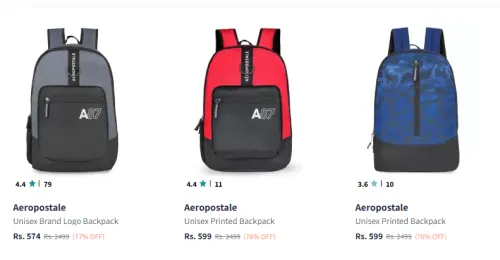 Image of Aeropostale Backpack at minimum 75% Discount