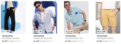 Image of Aeropostale Men Clothes Minimum 60% Discount