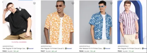 Image of Aeropostale Men shirts up to 80% Discount 
