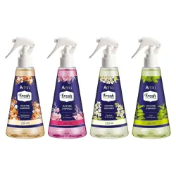 Aerra Sandalwood, Rose, Jasmine, Mint Air Freshener Spray Combo, 4x250ml – Luxe Harmony Edition, 11200+ Sprays for Home,