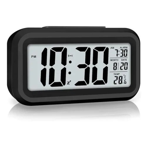 Image of AERYS Compact Digital Sensor Clock – Black